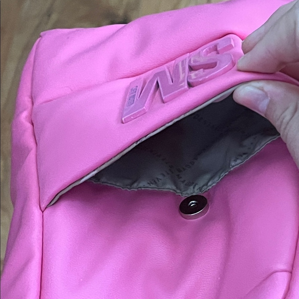 Steve Madden Pink Padded Backpack with Coin Pouch - Picture 9 of 13